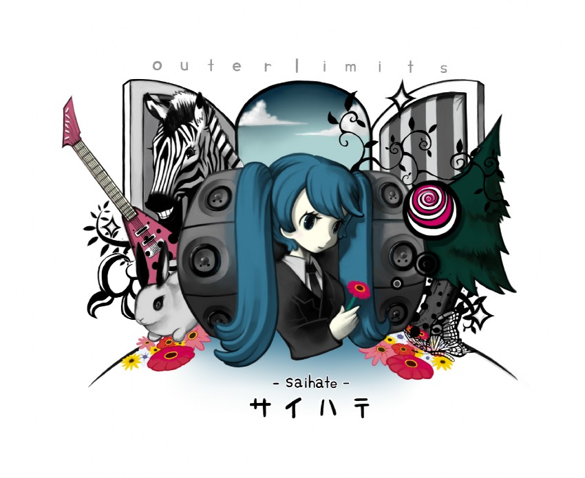 hatsune miku (vocaloid and 1 more) drawn by suzuki._g