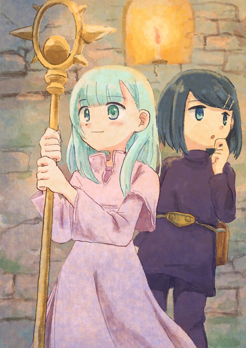 clay and belle (dungeon no naka no hito) drawn by pafica