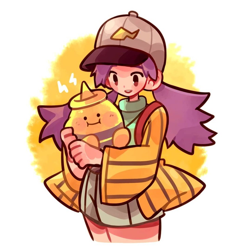 casey and elebaby (pokemon and 1 more) drawn by kindness_art