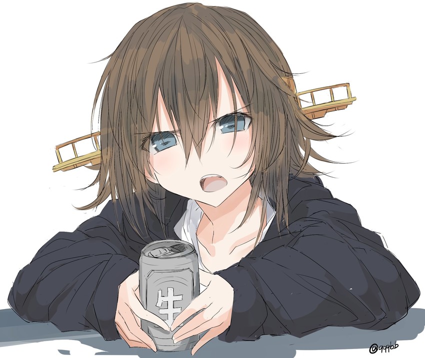 hiei and hiei kai ni (kantai collection) drawn by edogawa_nao