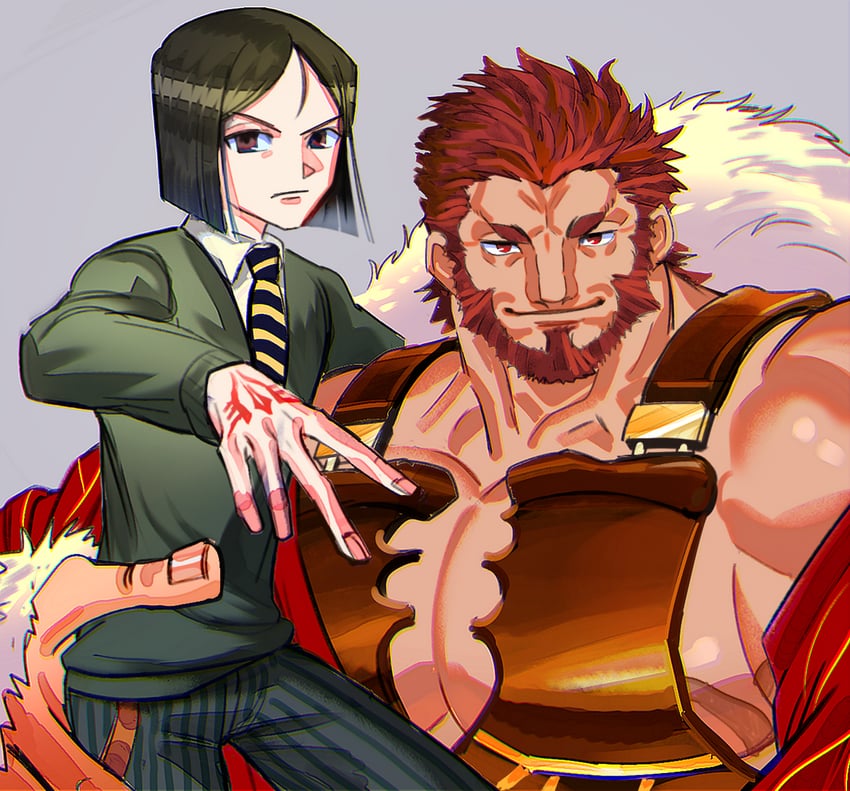 iskandar and waver velvet (fate and 1 more) drawn by numano_soko