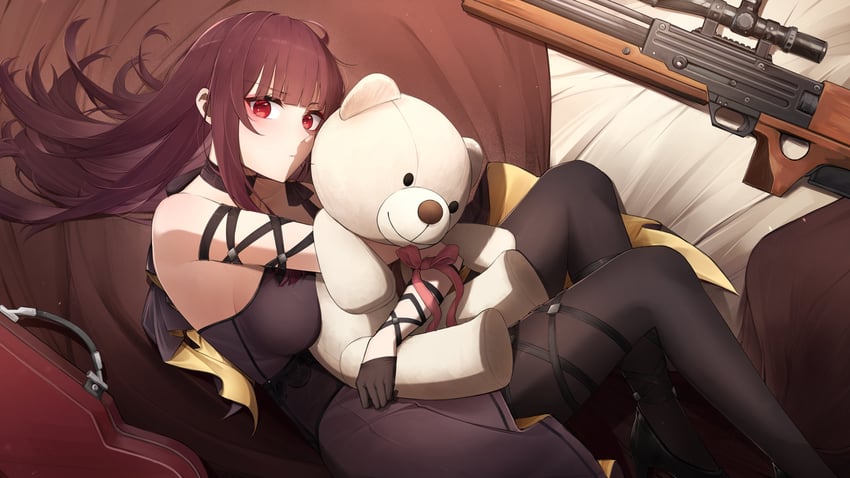 makiatto and wa2000 (girls' frontline and 1 more) drawn by witky_27