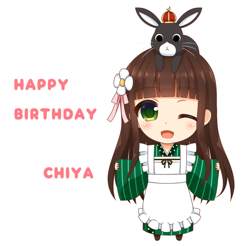 ujimatsu chiya and anko (gochuumon wa usagi desu ka?) drawn by mozukunin