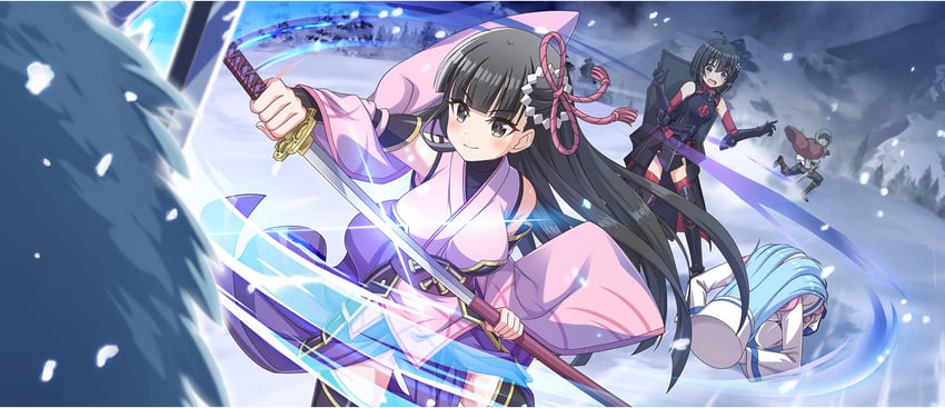 aqua, satou kazuma, maple, and kasumi (kono subarashii sekai ni shukufuku wo! and 2 more)