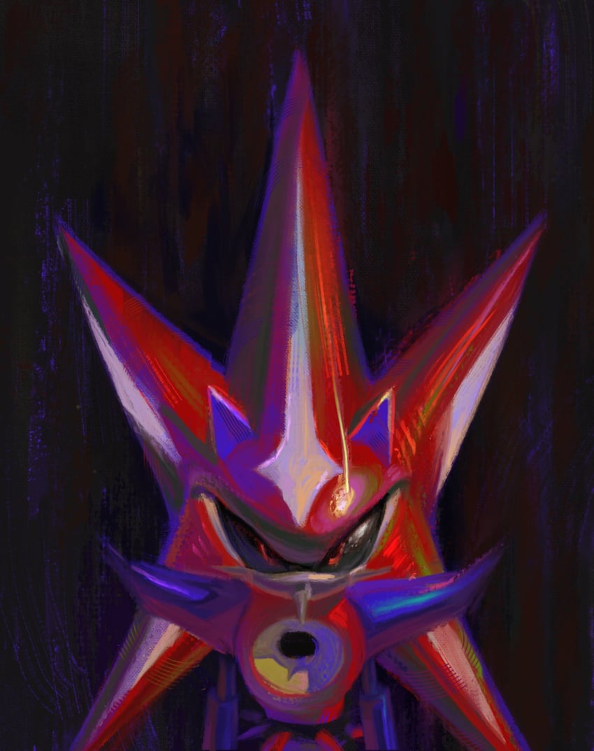 metal sonic and neo metal sonic (sonic and 1 more) drawn by dulioon