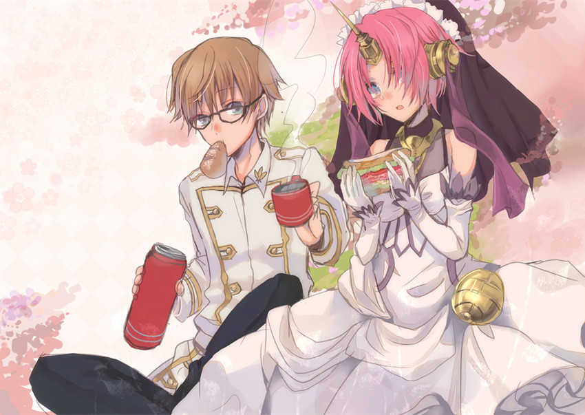 frankenstein's monster and caules forvedge yggdmillennia (fate and 1 more) drawn by kitakazepanda