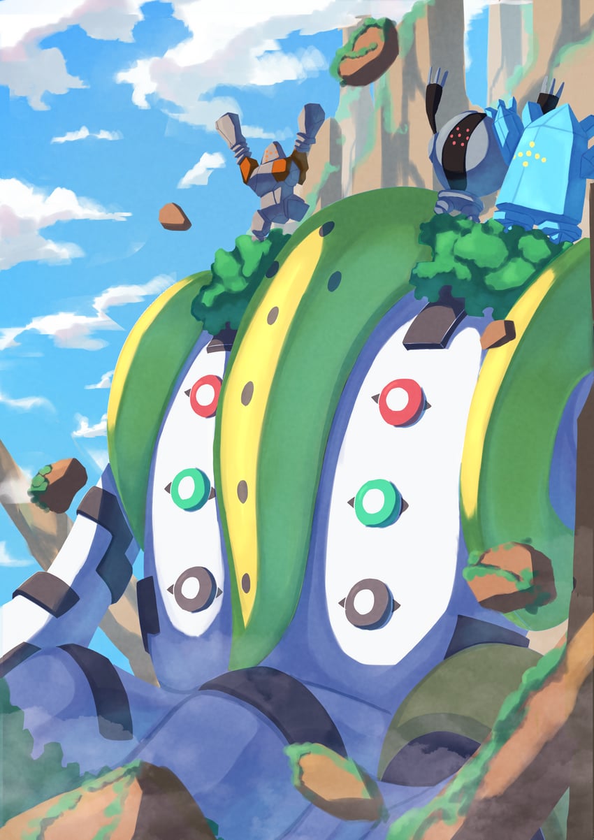 regice, regigigas, registeel, and regirock (pokemon) drawn by ririri_(user_rkrv7838)