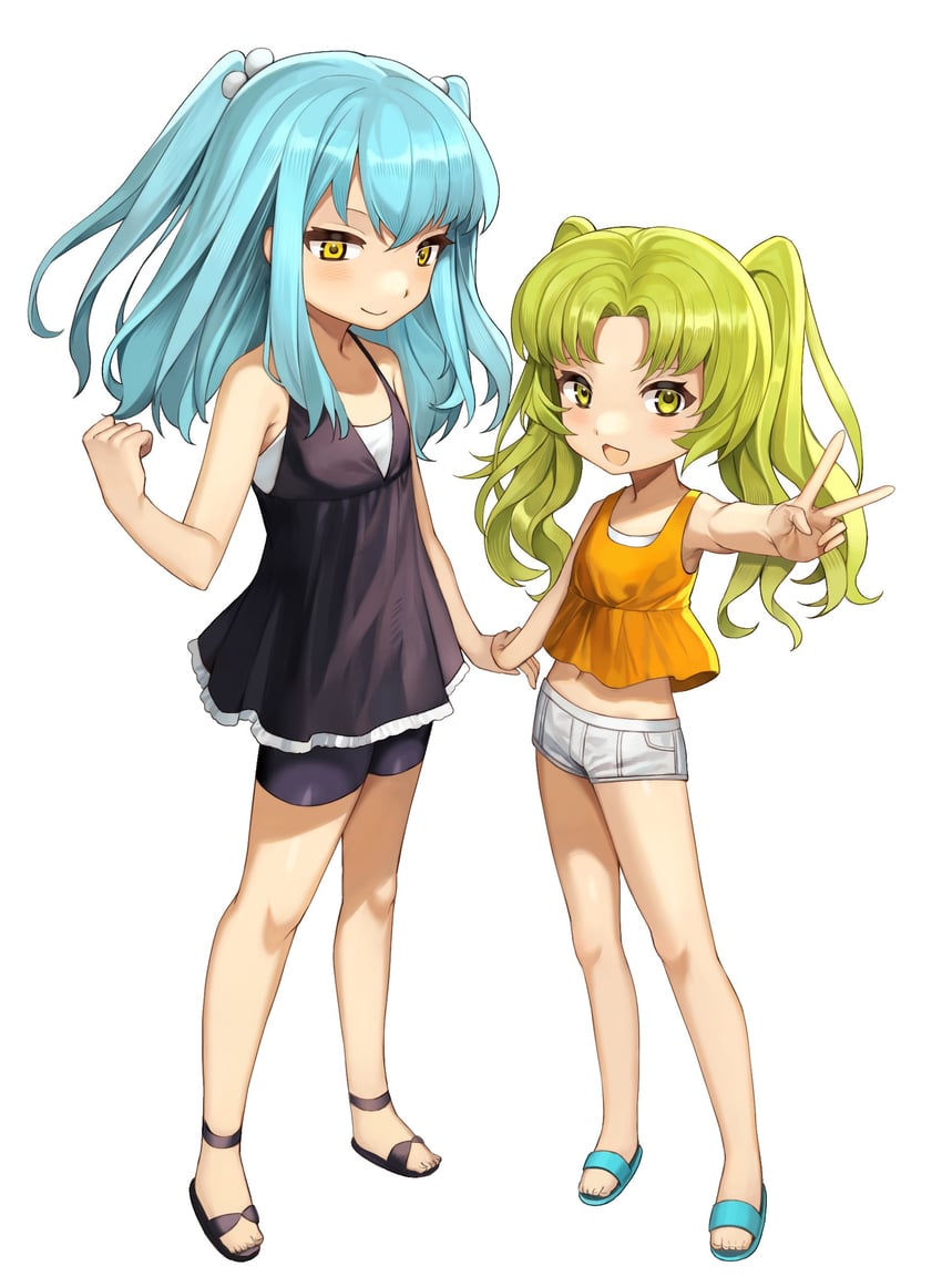 tio plato and kea (eiyuu densetsu and 1 more) drawn by cancanbaobao55