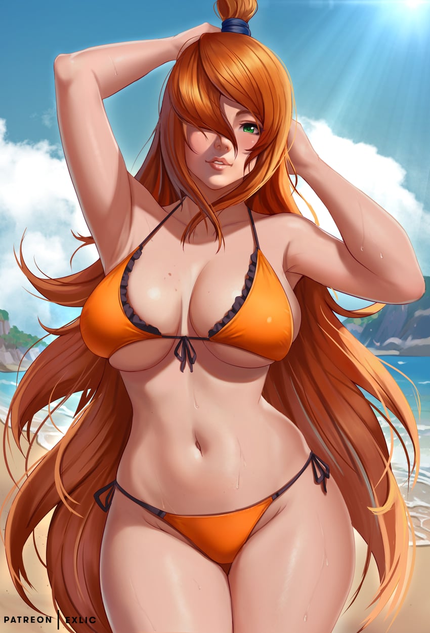 terumi mei (naruto and 1 more) drawn by exlic