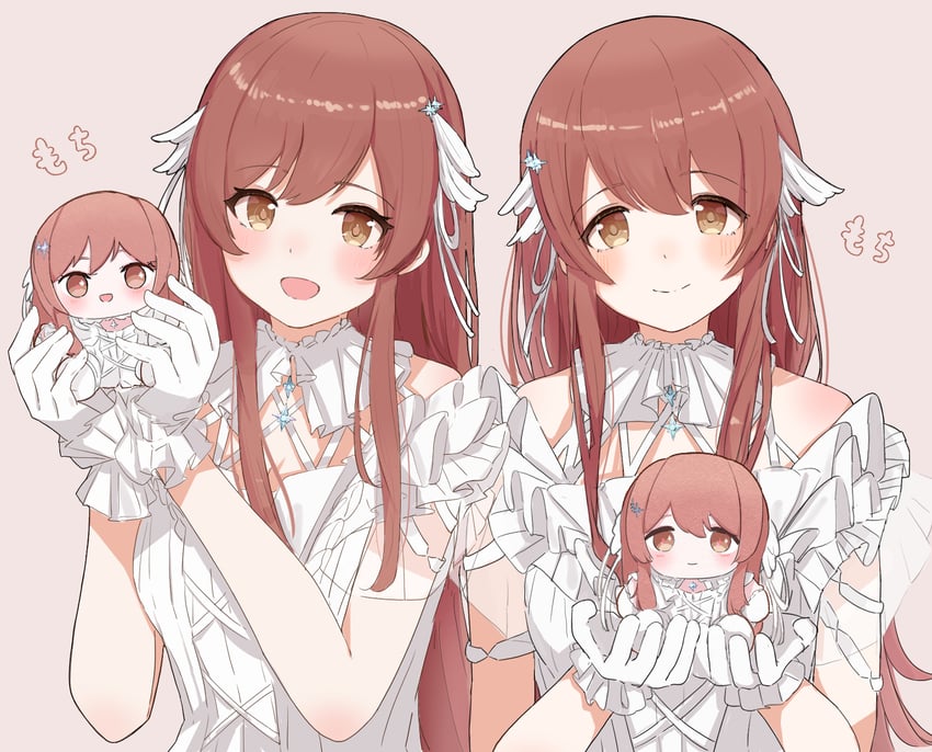 osaki amana and osaki tenka (idolmaster and 1 more) drawn by raichita