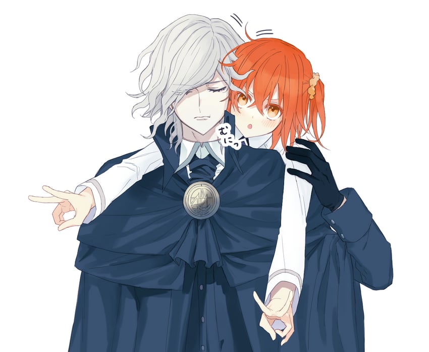 fujimaru ritsuka and edmond dantes (fate and 1 more) drawn by ringo_2000