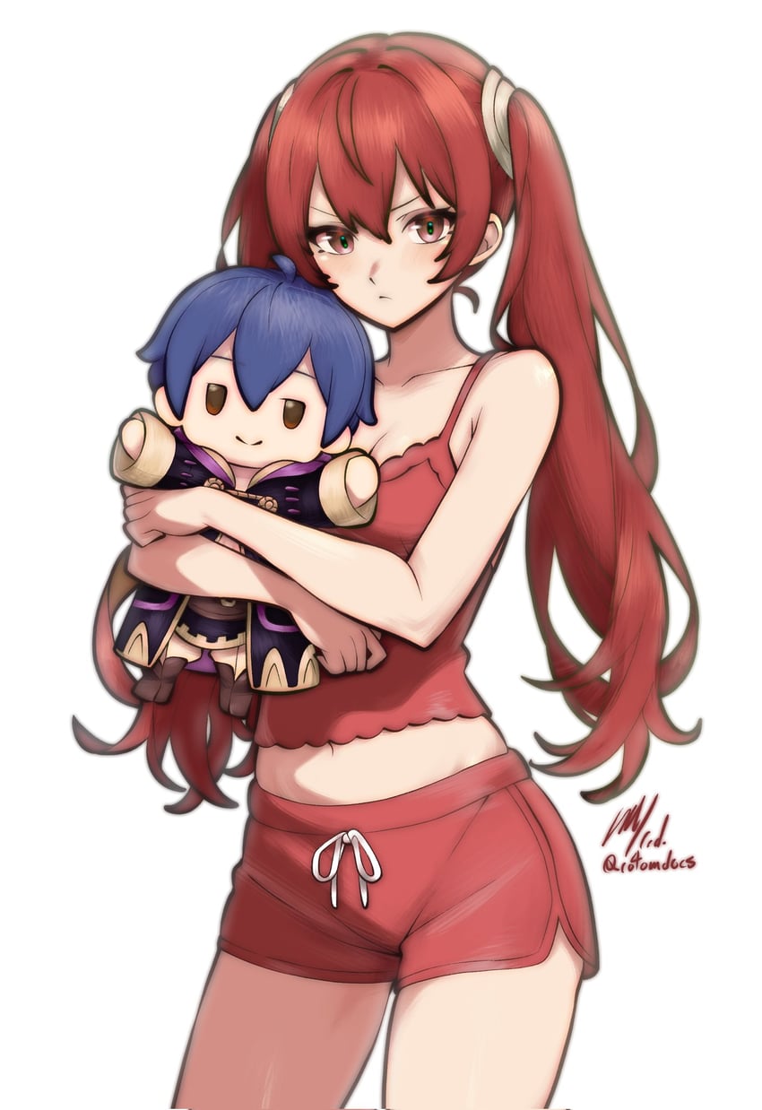 severa and male morgan (fire emblem and 1 more) drawn by rotomdocs