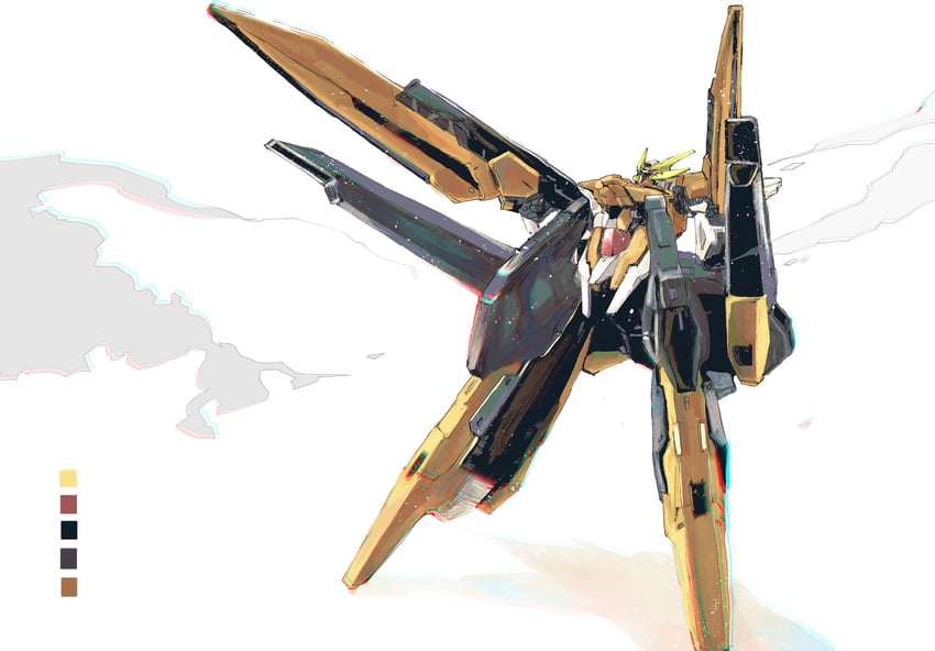 gundam harute (gundam and 2 more) drawn by kare_(0621utak)