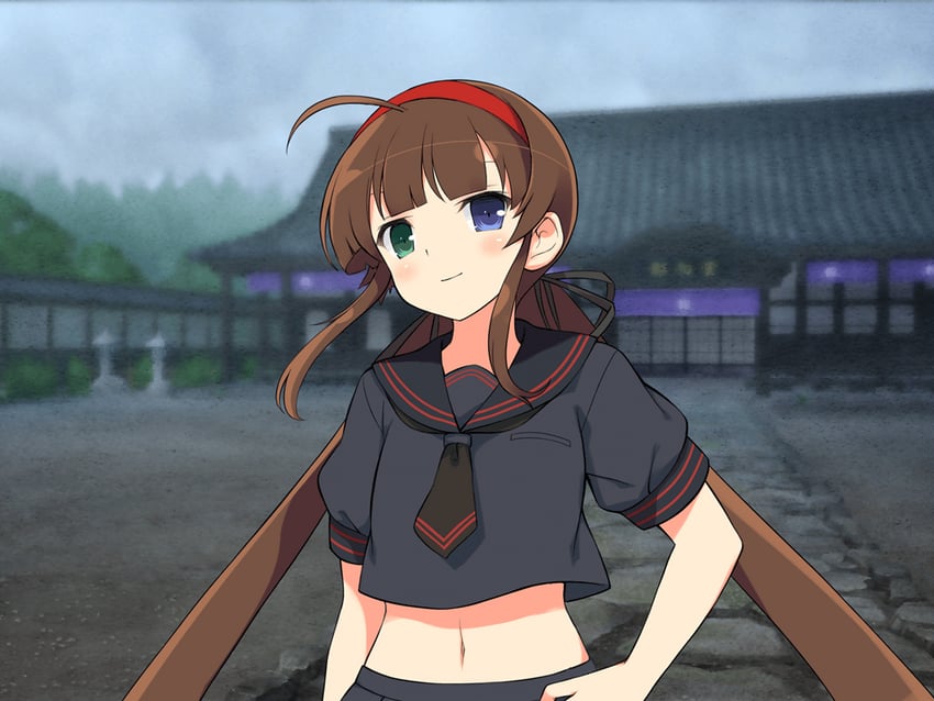 ryoubi (senran kagura and 2 more) drawn by yaegashi_nan