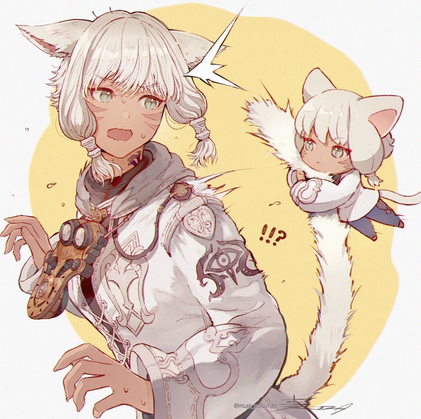 y'shtola rhul (final fantasy and 1 more) drawn by mugi_kosuta
