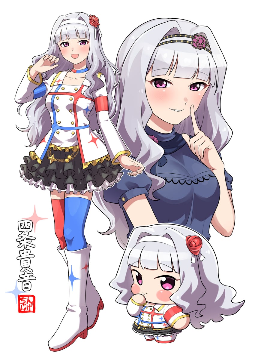 shijou takane (idolmaster and 2 more) drawn by ngetyan