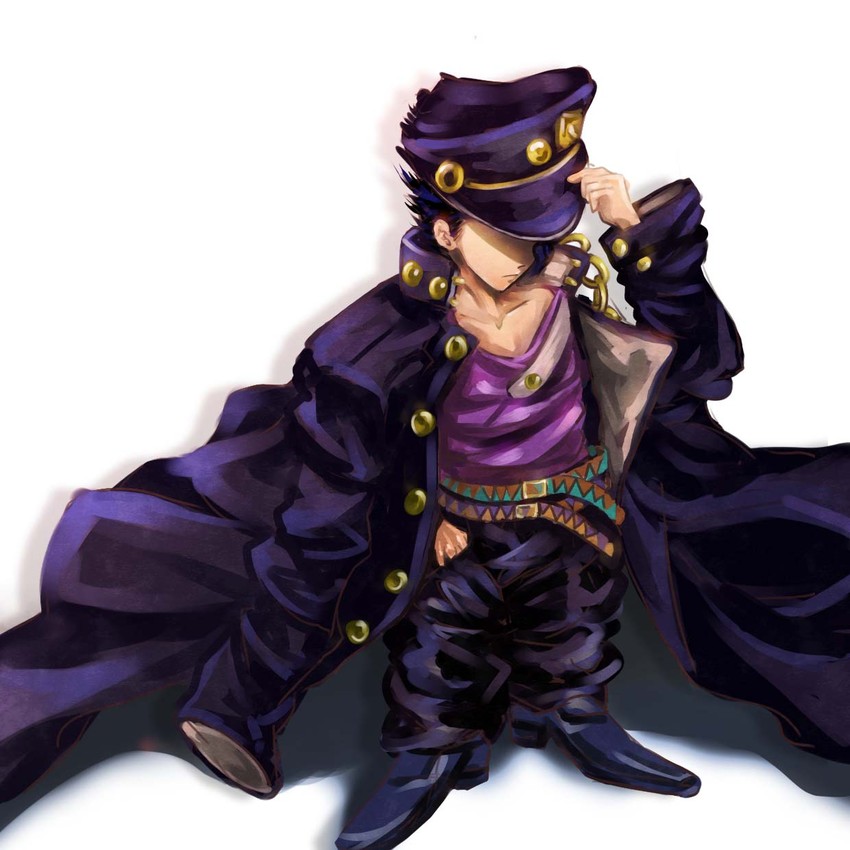 kujo jotaro (jojo no kimyou na bouken and 1 more) drawn by suishi666