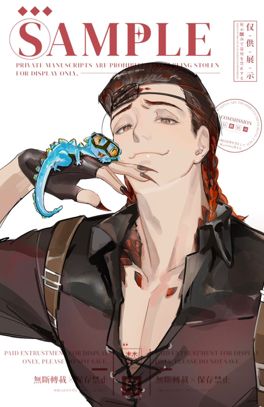 luchino and luchino diruse (identity v) drawn by cigu_knitwear