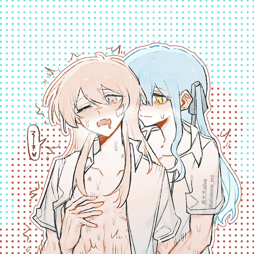 chihaya anon and togawa sakiko (bang dream! and 1 more) drawn by aliveone_orz