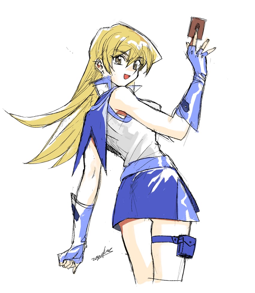 tenjouin asuka (yu-gi-oh! and 1 more) drawn by 203wolves