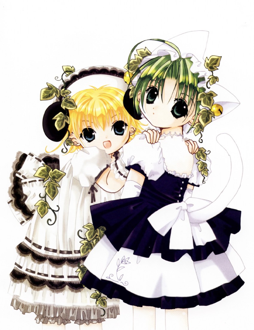 dejiko and piyoko (di gi charat) drawn by koge_donbo