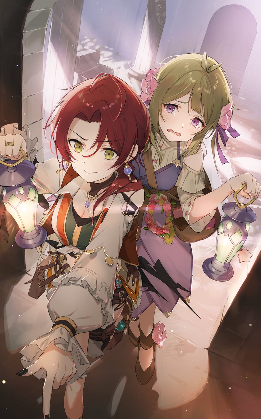 heidi and flocke cerha (atelier and 1 more) drawn by hayashi_kewi