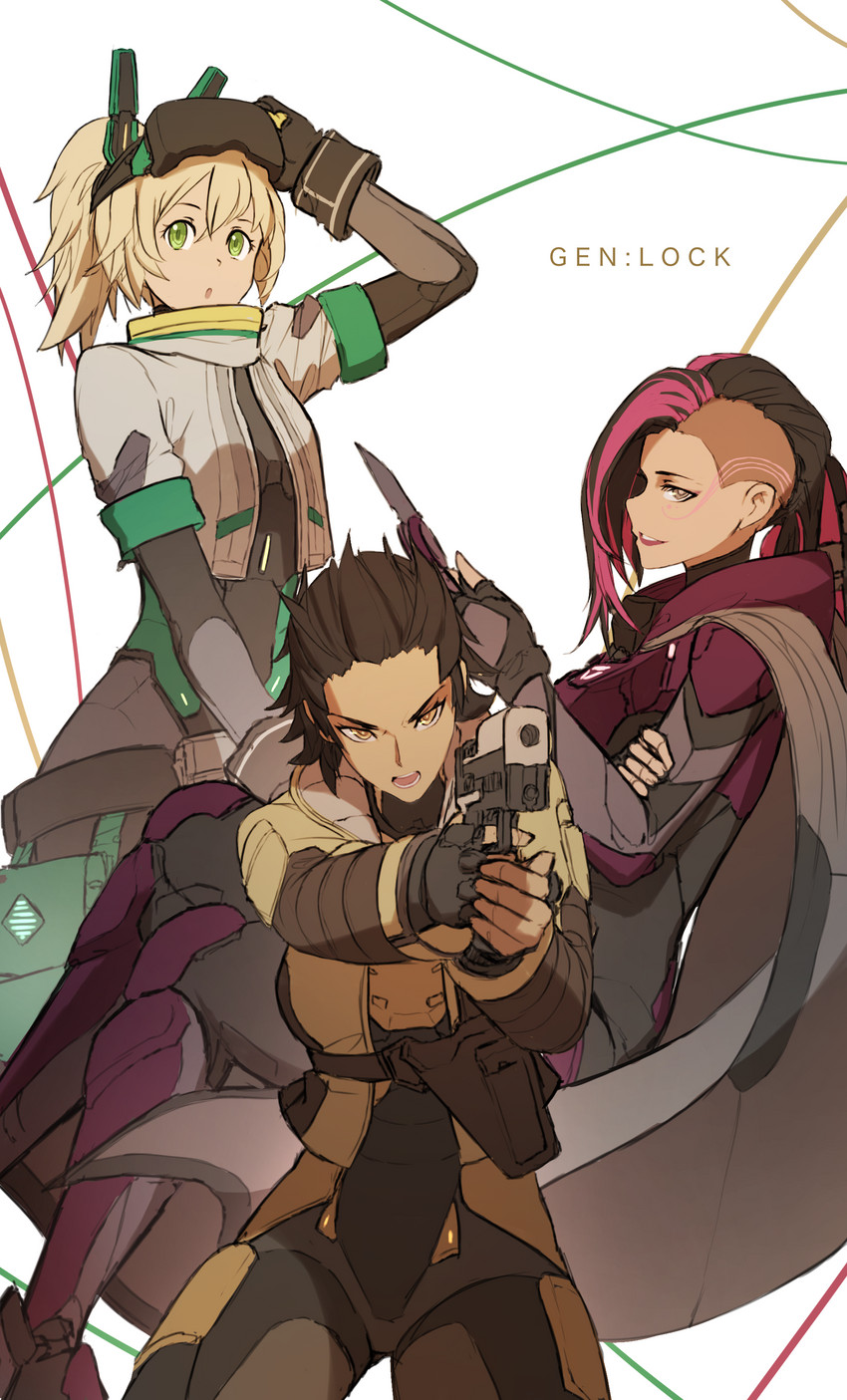 cameron maccloud, yasamin madrani, and valentina romanyszyn (gen lock) drawn by dishwasher1910