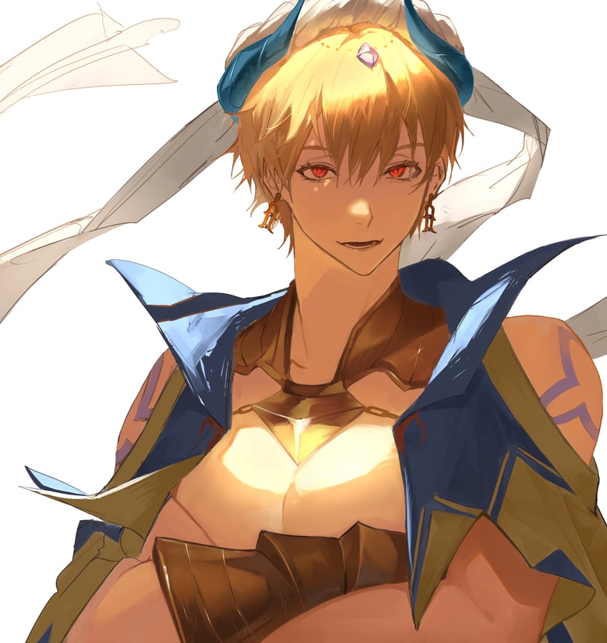gilgamesh (fate and 1 more) drawn by zuraa_(naunau_seijin)