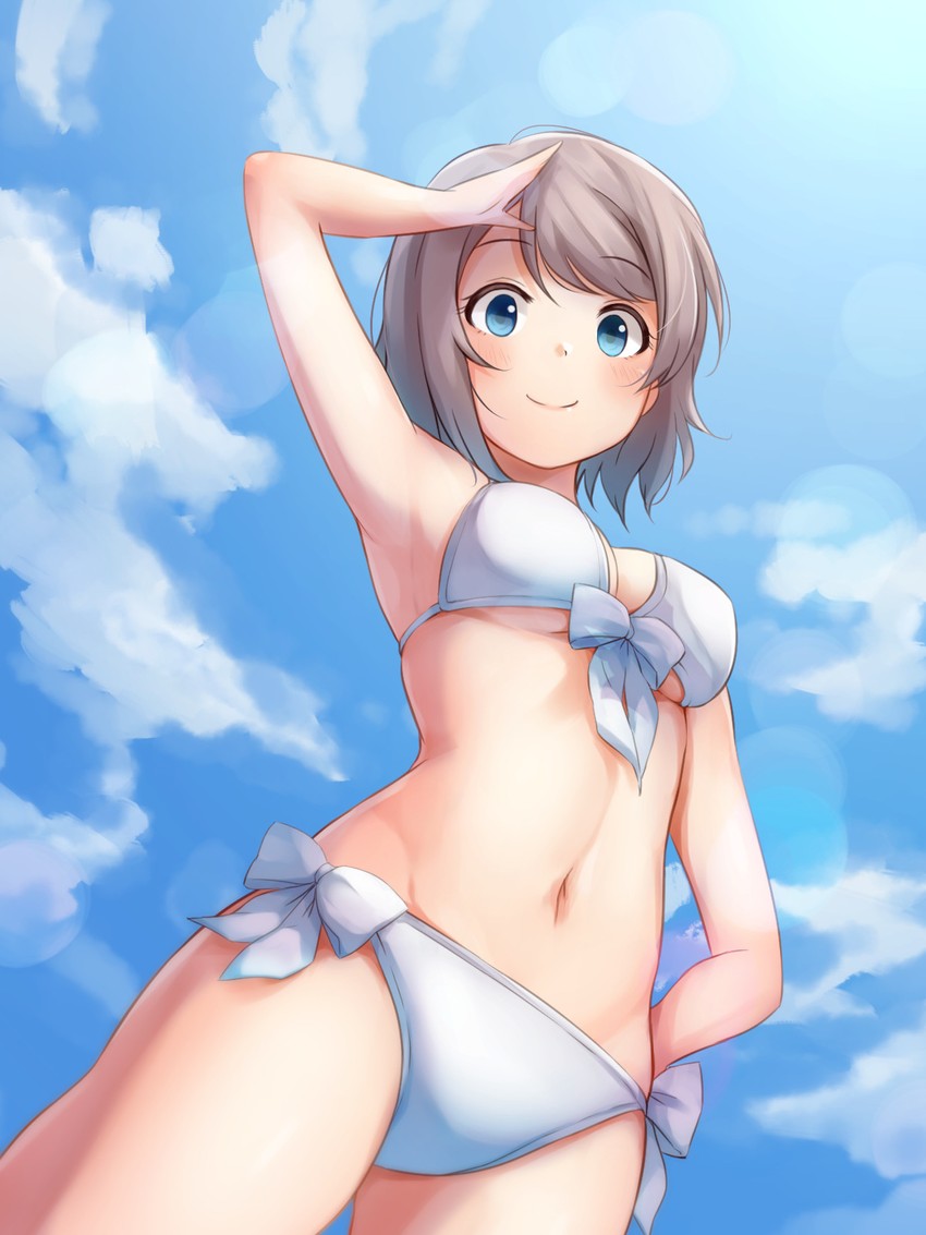 watanabe you (love live! and 1 more) drawn by hitotsuki_no_yagi
