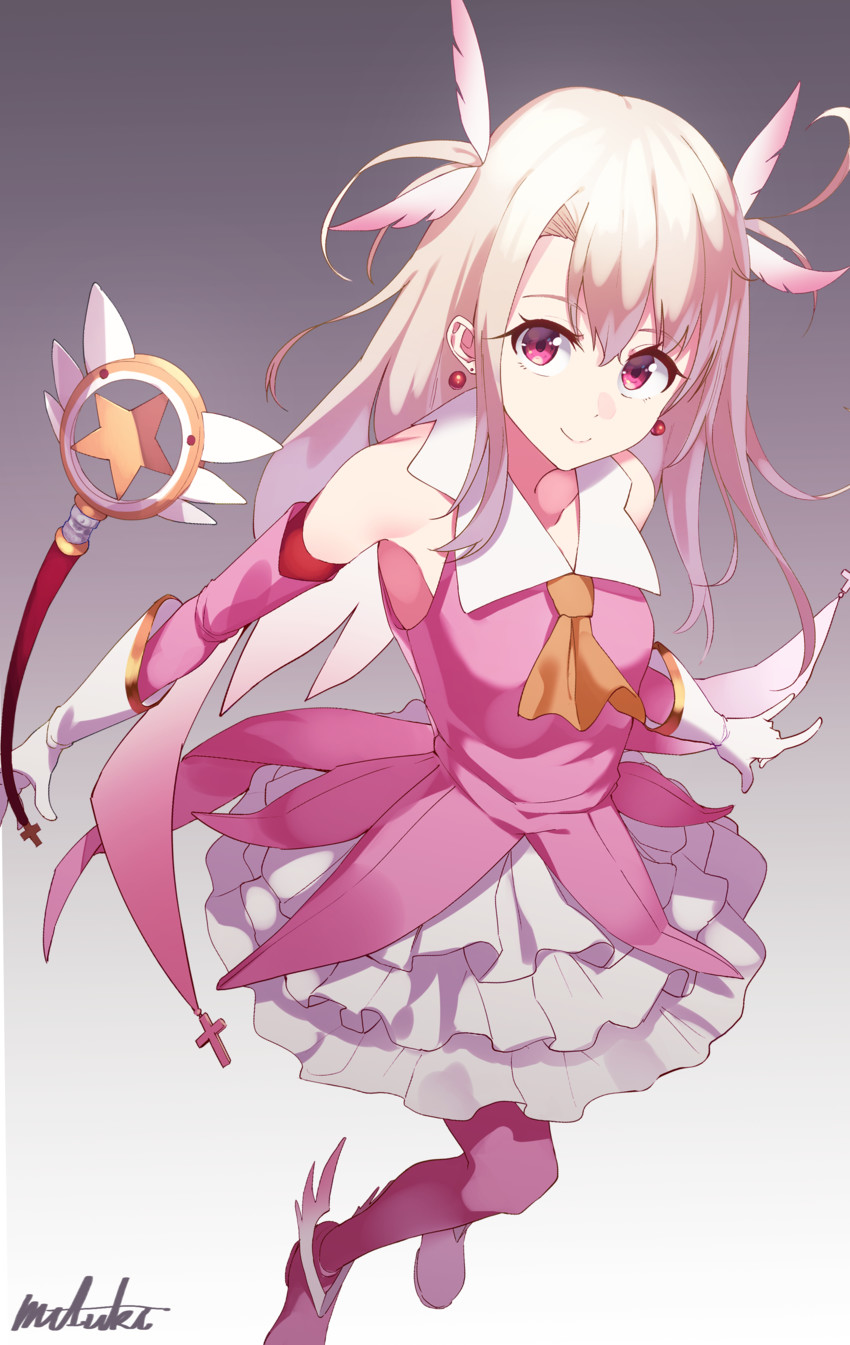 illyasviel von einzbern, prisma illya, and magical ruby (fate and 1 more) drawn by mitsukichi