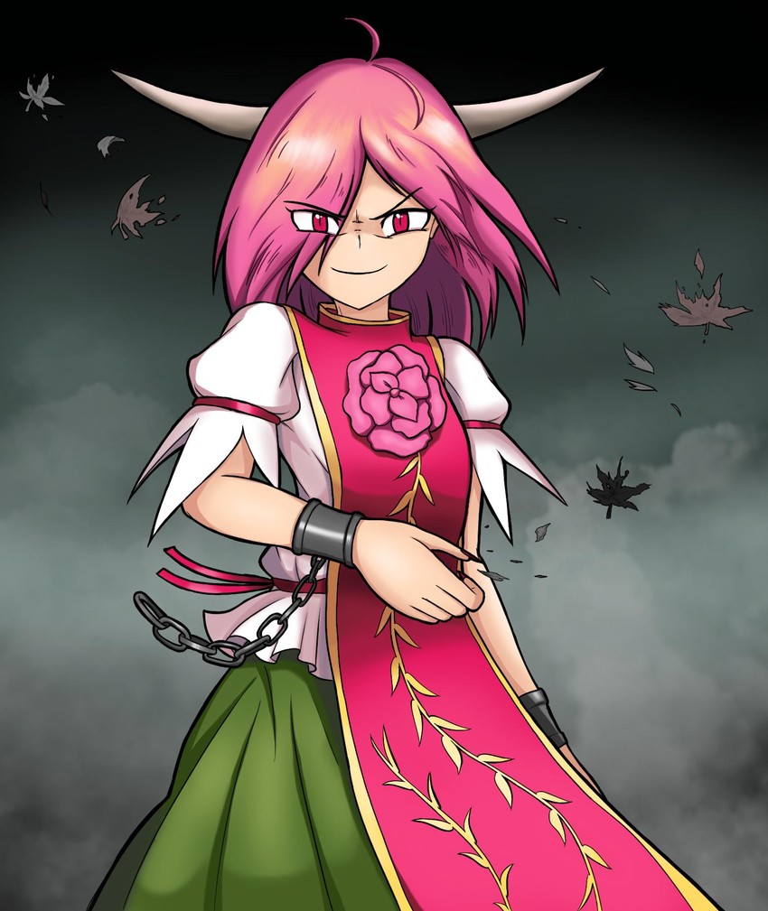 ibaraki douji's arm (touhou and 1 more) drawn by giantcavemushroom