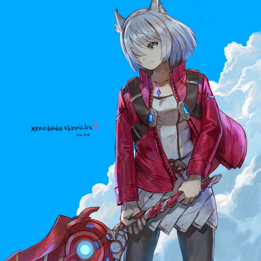 mio (xenoblade chronicles and 1 more) drawn by level-00