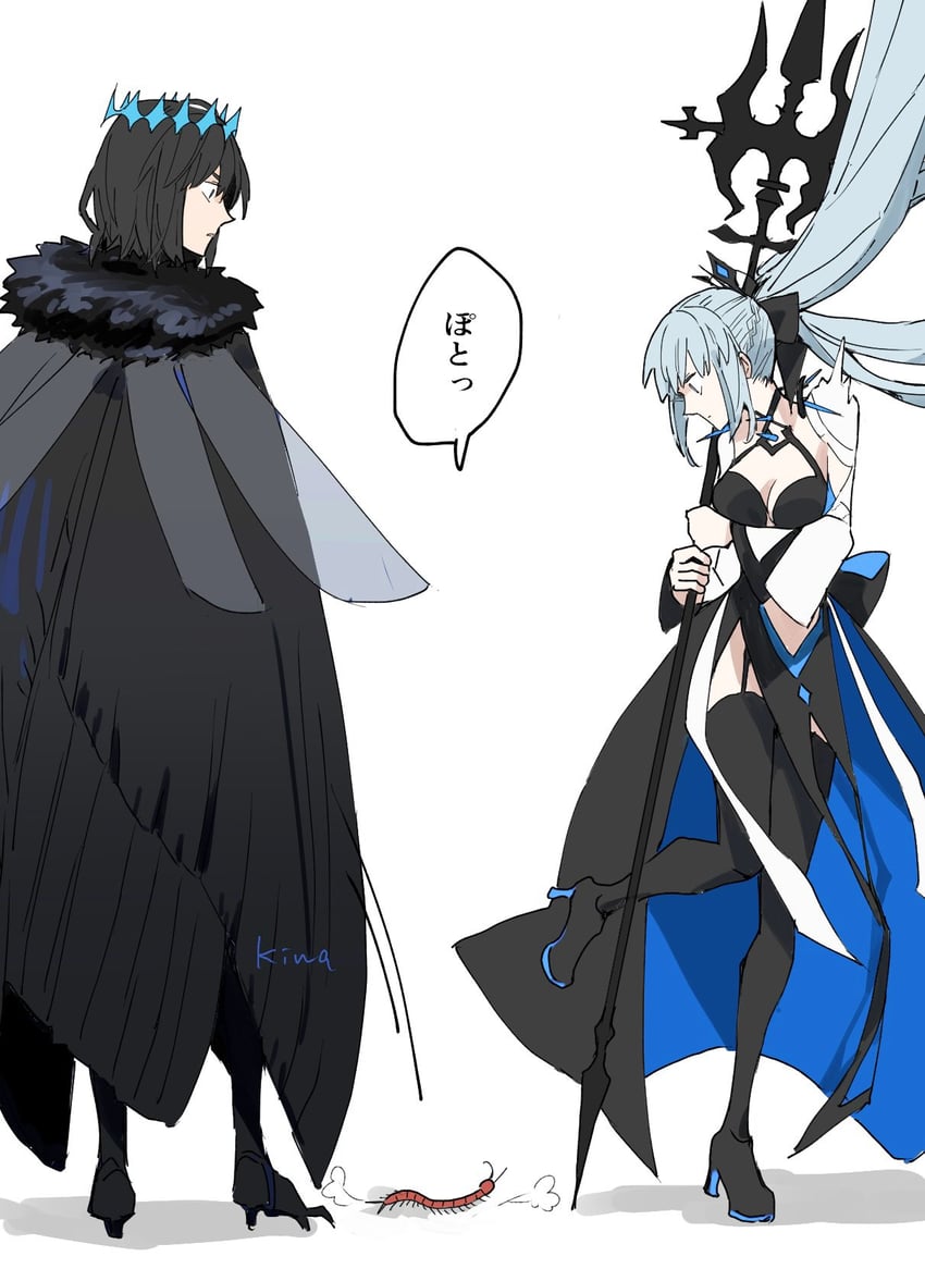 morgan le fay and oberon (fate and 1 more) drawn by ki_wa001
