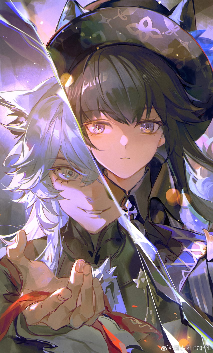 texas, lappland, texas the omertosa, and lappland the decadenza (arknights) drawn by listencareful
