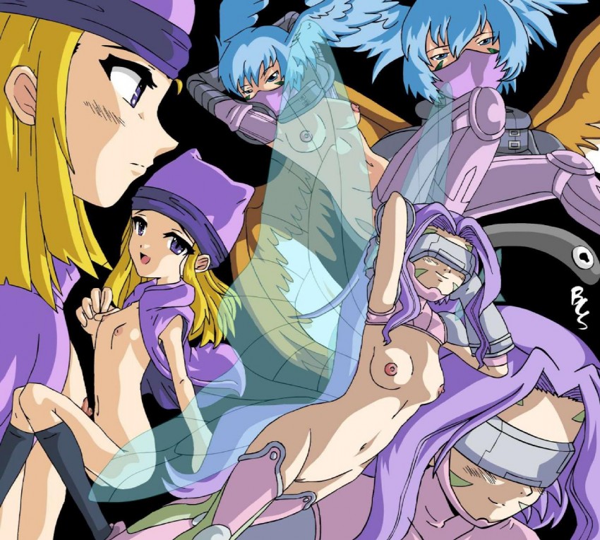 fairimon, shutumon, and orimoto izumi (digimon and 1 more)