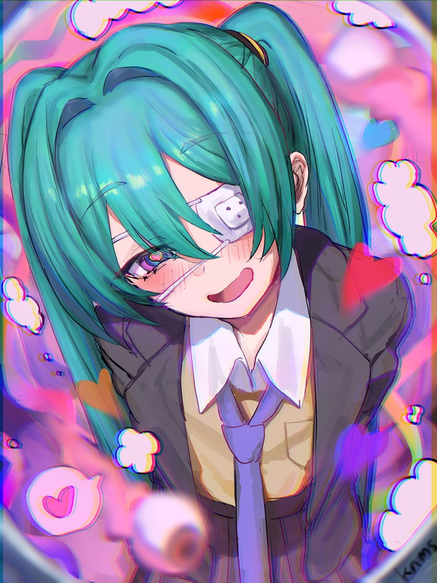 hatsune miku (vocaloid and 1 more) drawn by kanimiso_uni