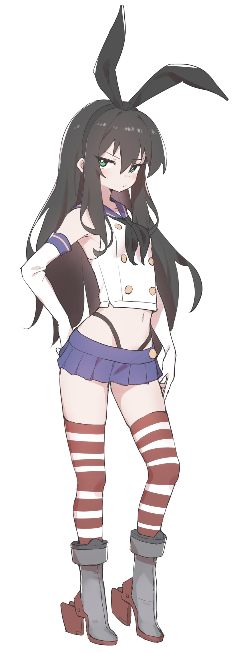 shimakaze and ceres (original and 1 more) drawn by hoplitx