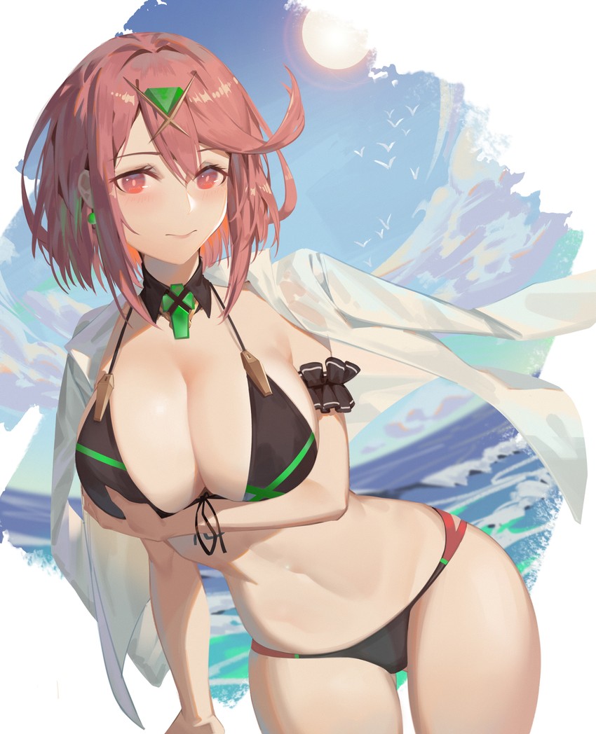 pyra (xenoblade chronicles and 1 more) drawn by kray._(k-ray)