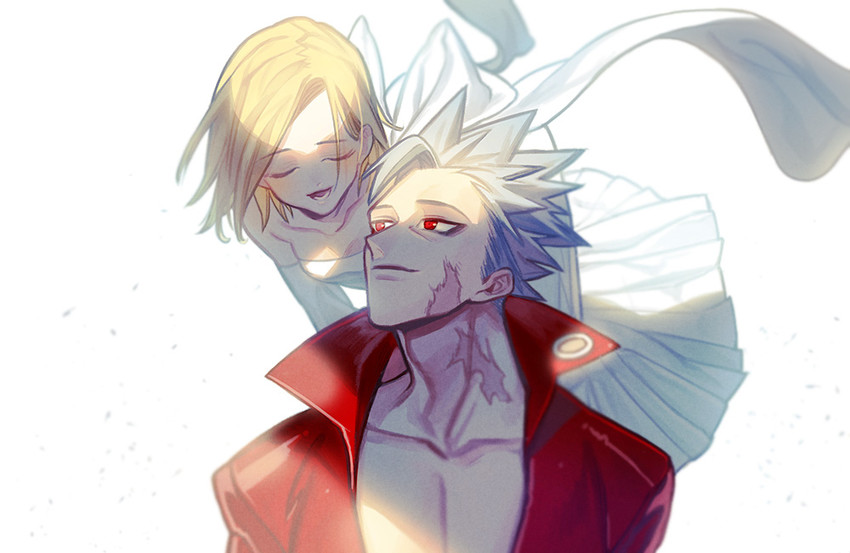 ban and elaine (nanatsu no taizai) drawn by honey_dogs