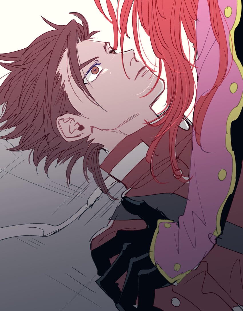 lloyd irving and zelos wilder (tales of and 1 more) drawn by emushino