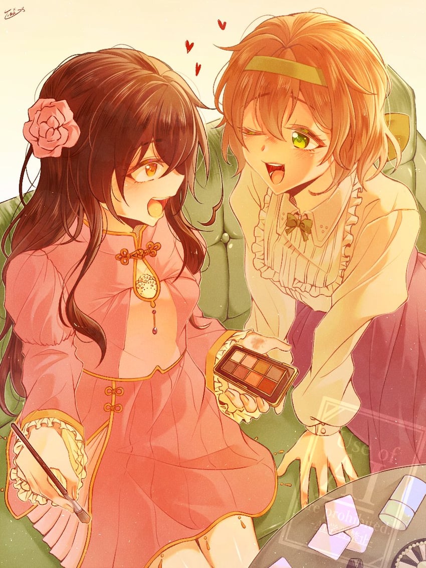 taiwan and belgium (axis powers hetalia) drawn by ringosensei_4438