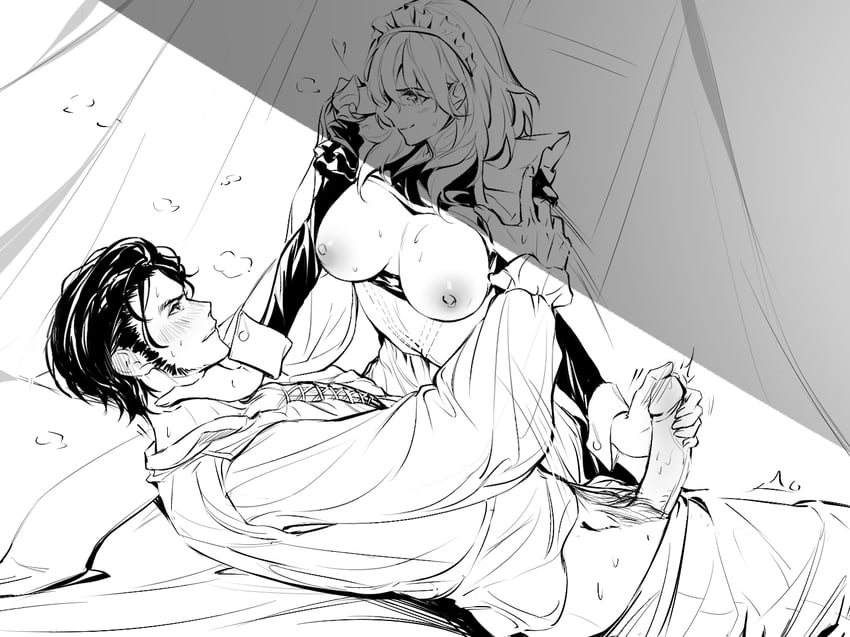 claude von riegan and female byleth (fire emblem and 1 more) drawn by zhihaiwusheng
