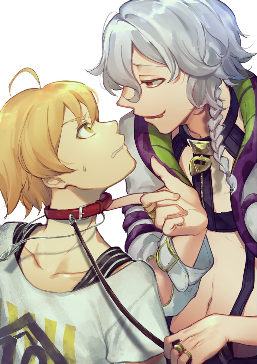 asahi sora and janome shiki (dankira!!!) drawn by sundaaay