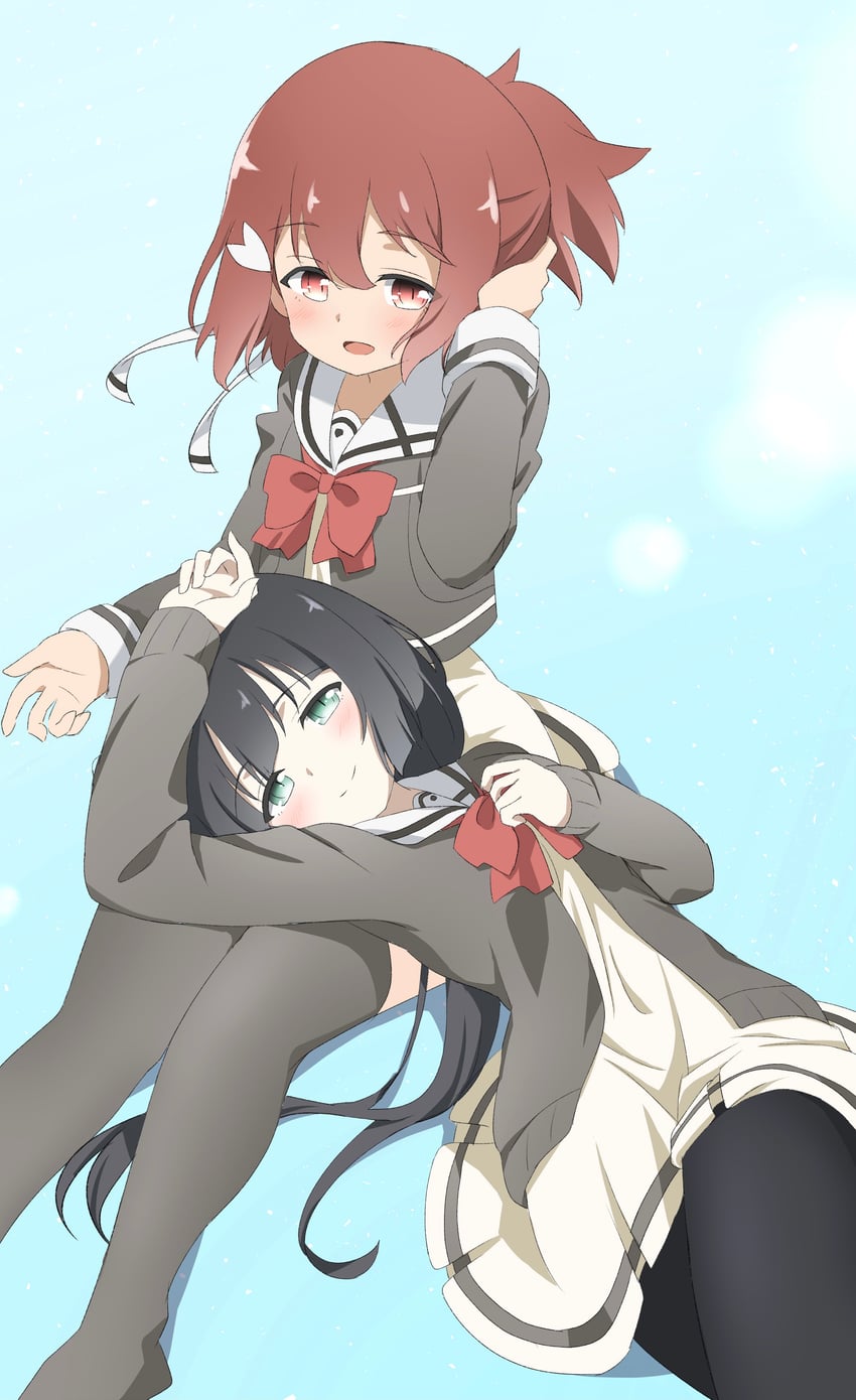 yuuki yuuna and tougou mimori (yuusha de aru and 1 more) drawn by utyuueituu