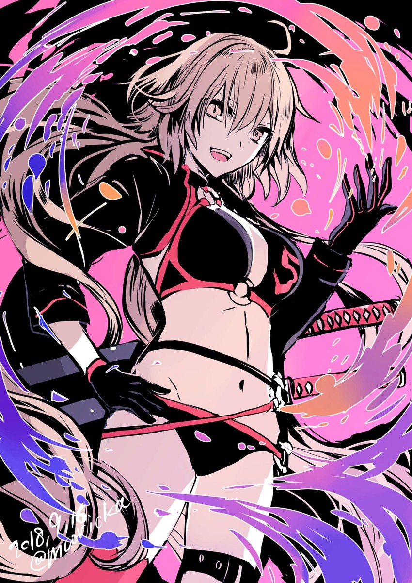 jeanne d'arc alter (fate and 1 more) drawn by rioka_(southern_blue_sky)
