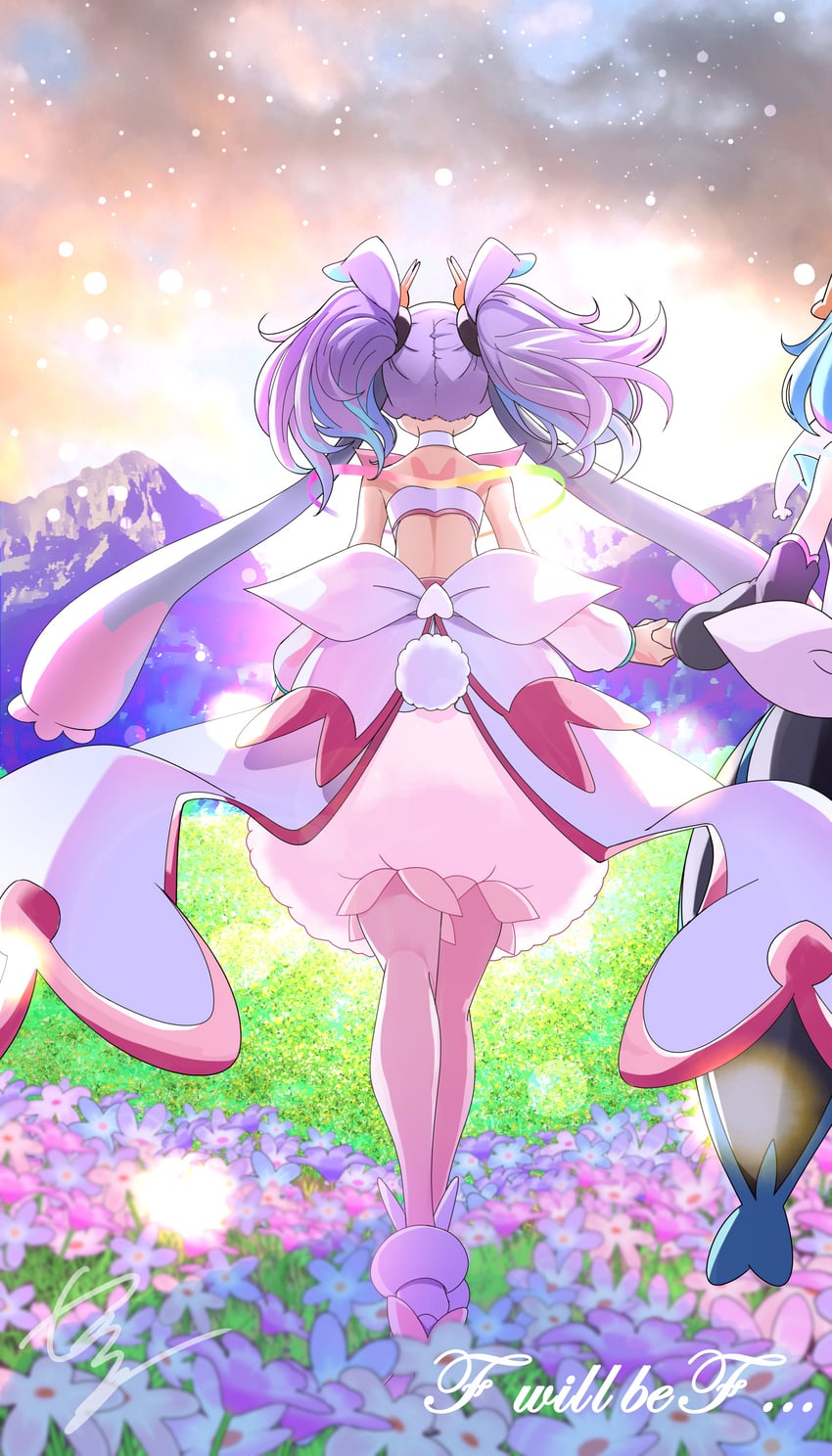 preme, cure supreme, puca, and cure puca (precure and 2 more) drawn by tirofinire