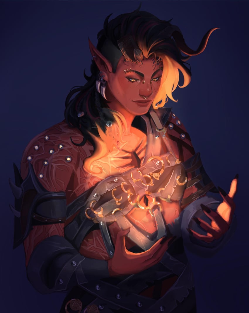 karlach (dungeons & dragons and 2 more) drawn by iwanttobecomealamp