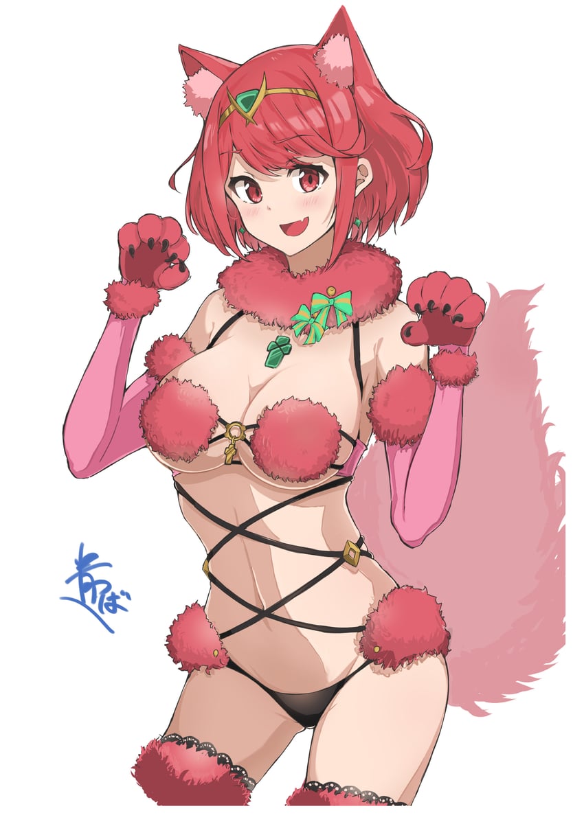 mash kyrielight and pyra (fate and 3 more) drawn by aotsuba