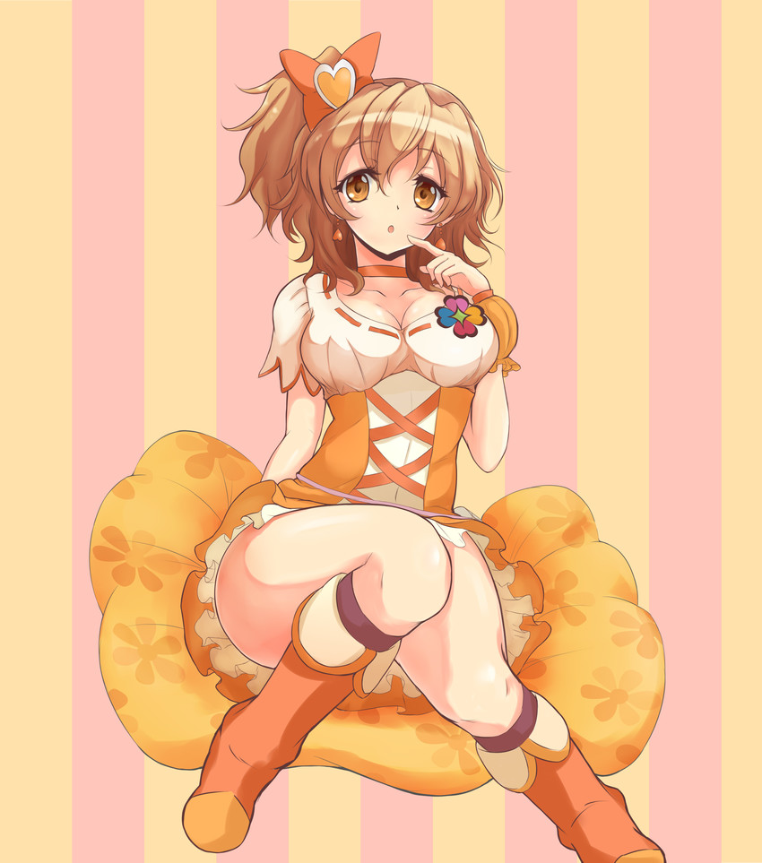 yamabuki inori and cure pine (precure and 1 more) drawn by matsumotoke