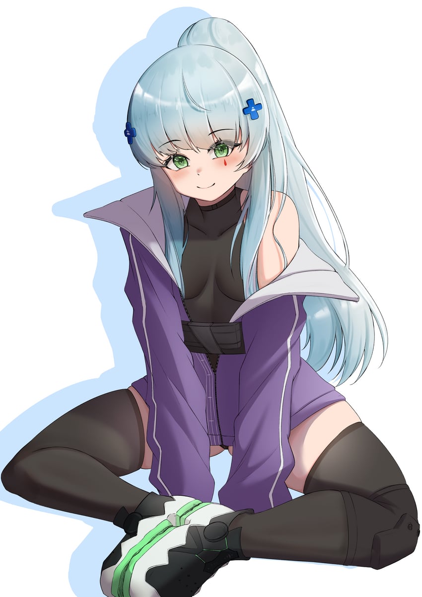 hk416 and klukai (girls' frontline and 1 more) drawn by notporred